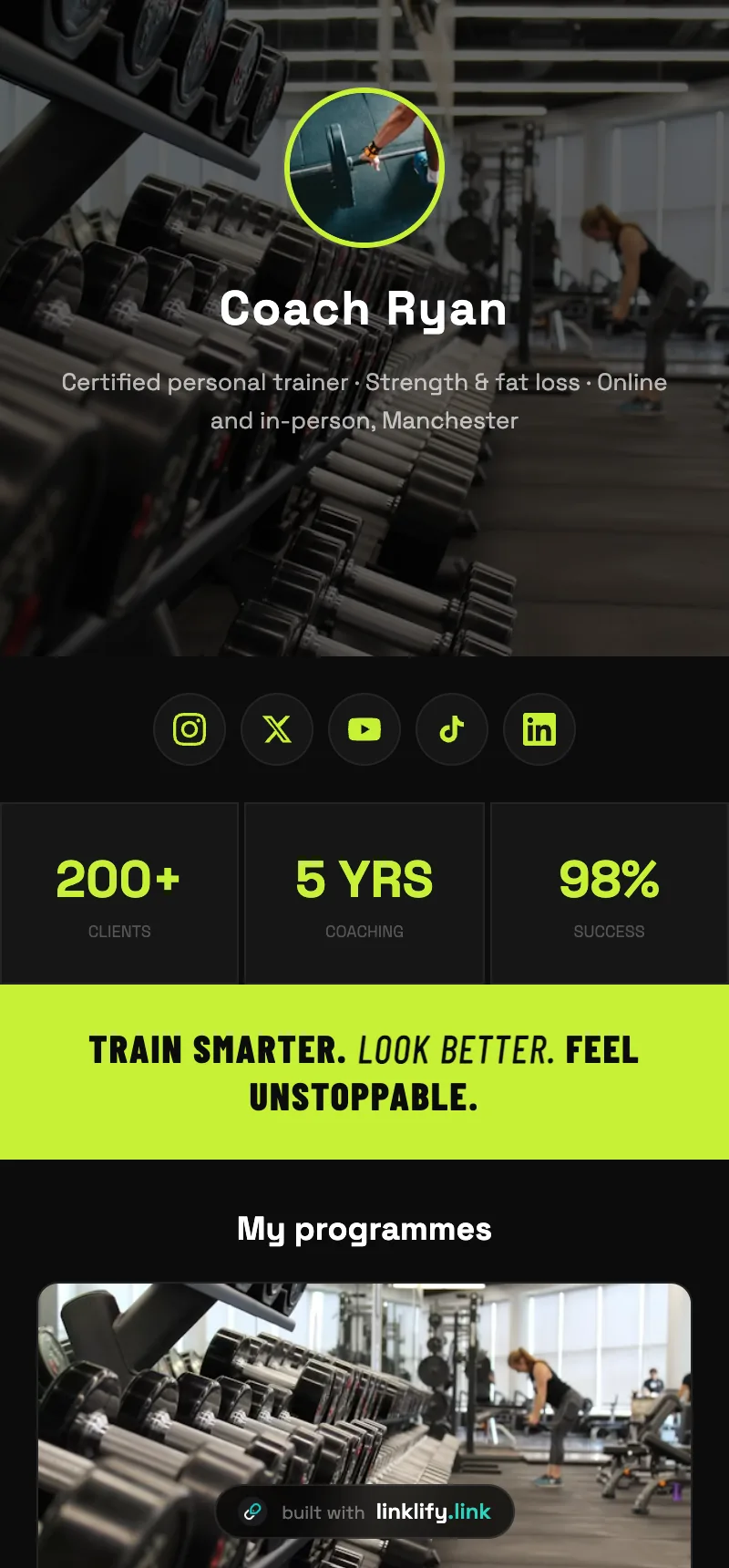Fit template