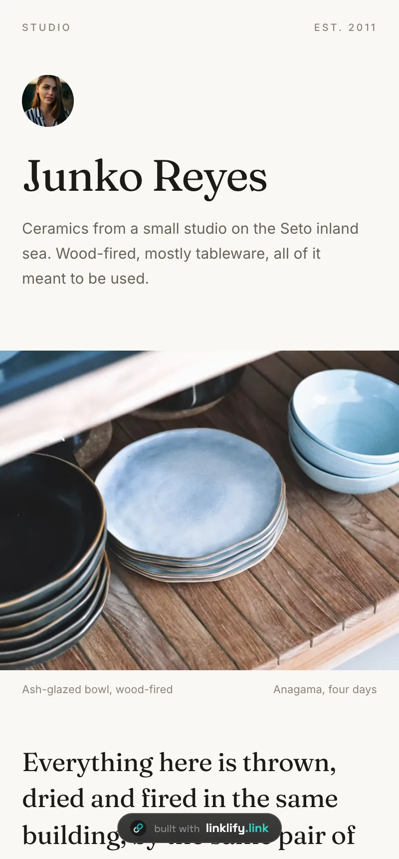 Linen template